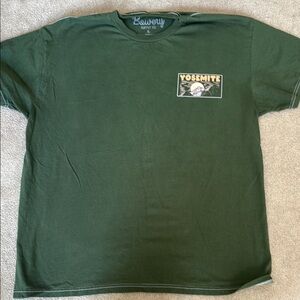 Green Yosemite Graphic T-Shirt